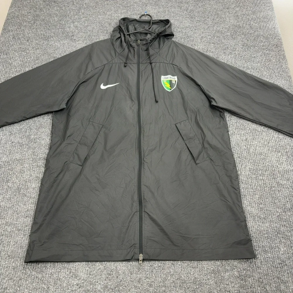 Lightning SC Nike Jacket Mens XL Black Polyester Storm-Fit Full Zip Hooded Sport
